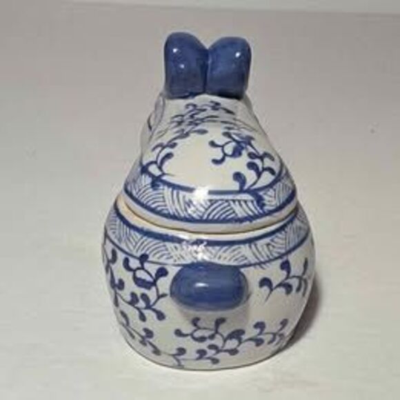 Bunny Rabbit Trinket Box Blue - Picture 4 of 8